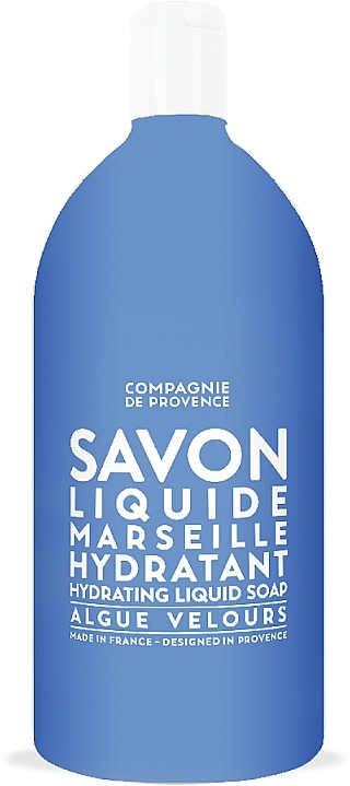 Nawilżające mydło do rąk w płynie - Compagnie De Provence Algue Velours Hydrating Liquid Soap Refill — Zdjęcie N1