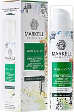 Kup Krem do twarzy na dzień do skóry tłustej i mieszanej Trzęsak morszczynowy - Markell Cosmetics Skin&City Face Cream