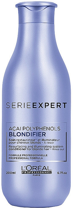 Regenerująca odżywka chroniąca blask włosów - L'Oreal Professionnel Serie Expert Blondifier Illuminating Conditioner — Zdjęcie N1