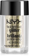 Brokat do twarzy i ciała - NYX Professional Makeup Face & Body Glitter — Zdjęcie N2