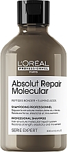 Profesjonalny szampon do molekularnej odbudowy struktury zniszczonych włosów - L'Oreal Professionnel Serie Expert Absolut Repair Molecular Shampoo — Zdjęcie N1
