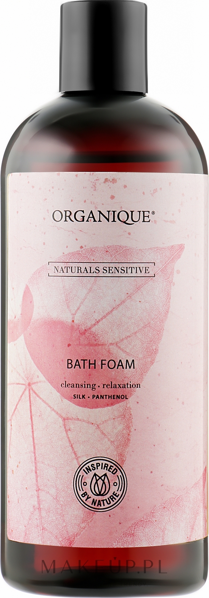 Płyn do kąpieli Jedwab i pantenol - Organique Naturals Sensitive Bath Foam — Zdjęcie 400 ml