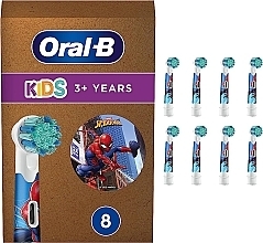 Kup Wymienna główka szczoteczki do zębów dla dzieci Spiderman, 8 szt. - Oral-B Refills 8 Pack