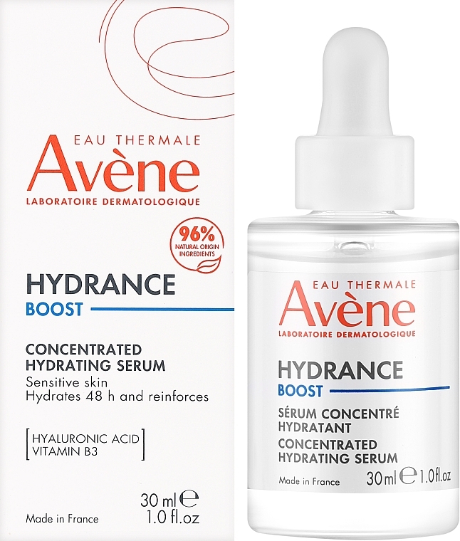 Skoncentrowane serum nawilżające do twarzy - Avene Hydrance Boost — Zdjęcie N2