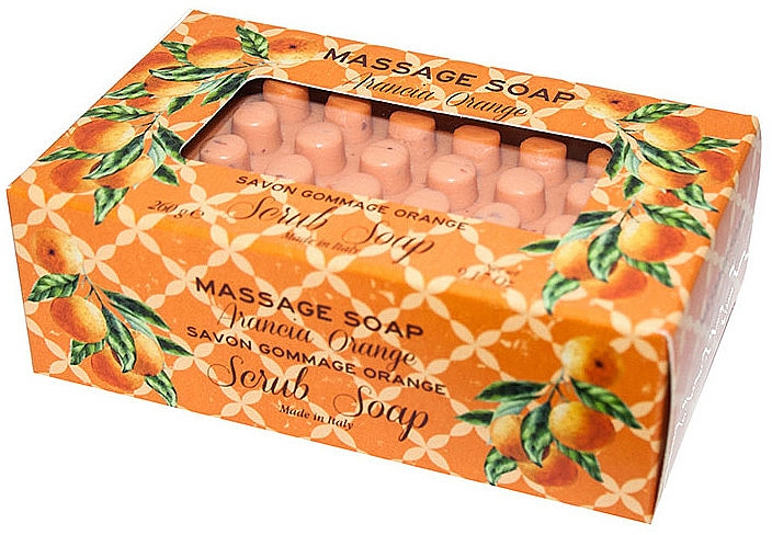 Mydło peelingujące do masażu ciała Pomarańcza - Antico Saponificio Gori 1919 Massage Scrub Soap Orange — Zdjęcie N1