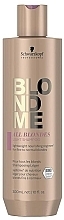 PRZECENA! Szampon do cienkich włosów blond - Schwarzkopf Professional Blondme All Blondes Light Shampoo * — Zdjęcie N3