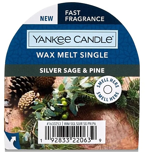 Wosk aromatyczny - Yankee Candle Silver Sage & Pines Wax Melts  — Zdjęcie N1