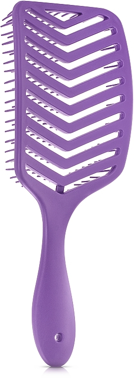 Szczotka do włosów, fioletowa - MAKEUP Massage Air Hair Brush Purple — Zdjęcie N2