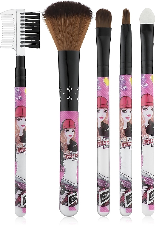 Zestaw do makijażu MB-202, 5 szt - MaxMar Brushes Set — Zdjęcie N1