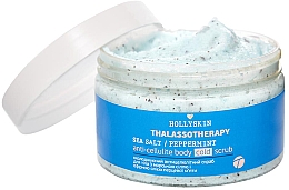 Kup CChłodzący antycellulitowy peeling do ciała z solą morską i olejkiem eterycznym z mięty pieprzowej - Hollyskin Thalassotherapy Sea Salt Peppermint Anti-cellulite Body Cold Scrub