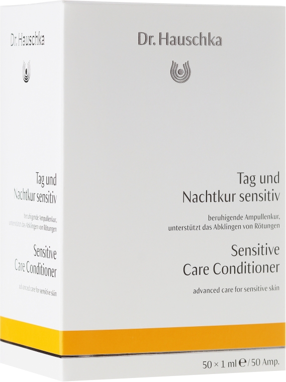 Delikatne serum w ampułkach do skóry wrażliwej na noc - Dr Hauschka Sensitive Care Conditioner Set — Zdjęcie N1