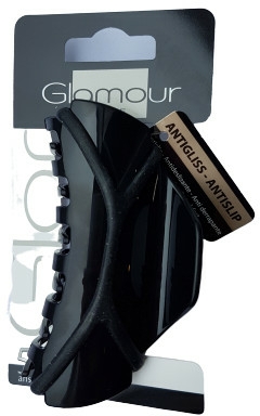 Spinka do włosów, 0210, czarna - Glamour — Zdjęcie N1
