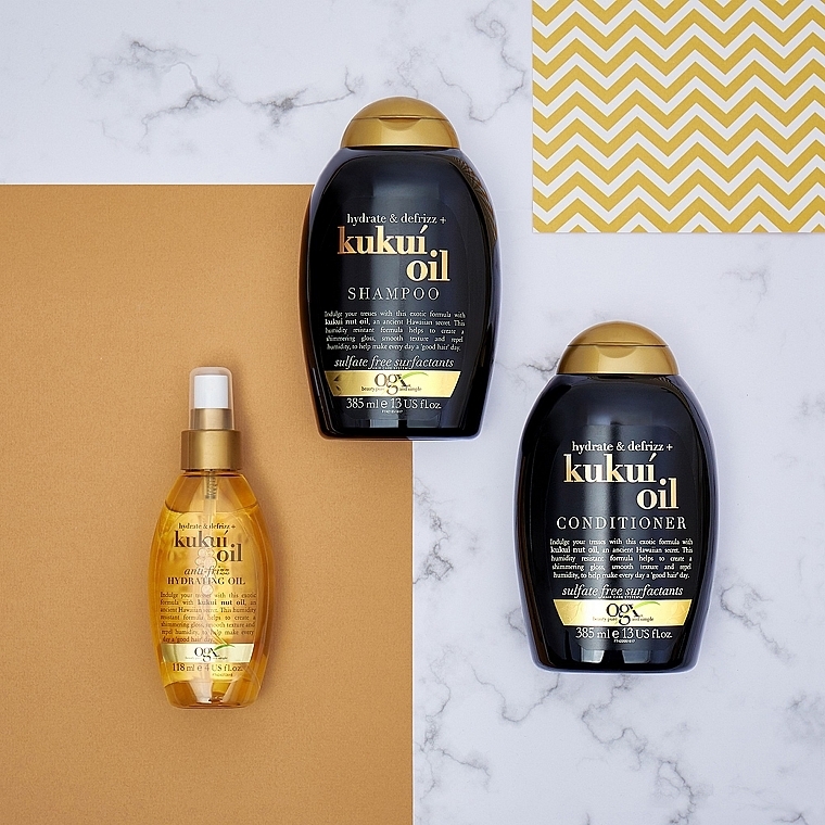 Szampon do włosów z olejem kukui - OGX Kukui Oil Shampoo — Zdjęcie N9