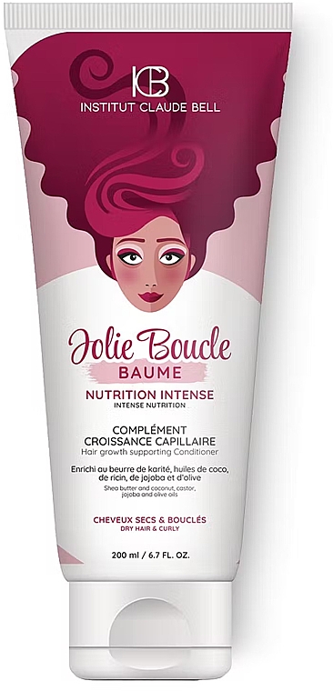 Intensywnie odżywczy balsam do włosów - Institut Claude Bell Jolie Boucle Nutrition Intense Baume — Zdjęcie N1