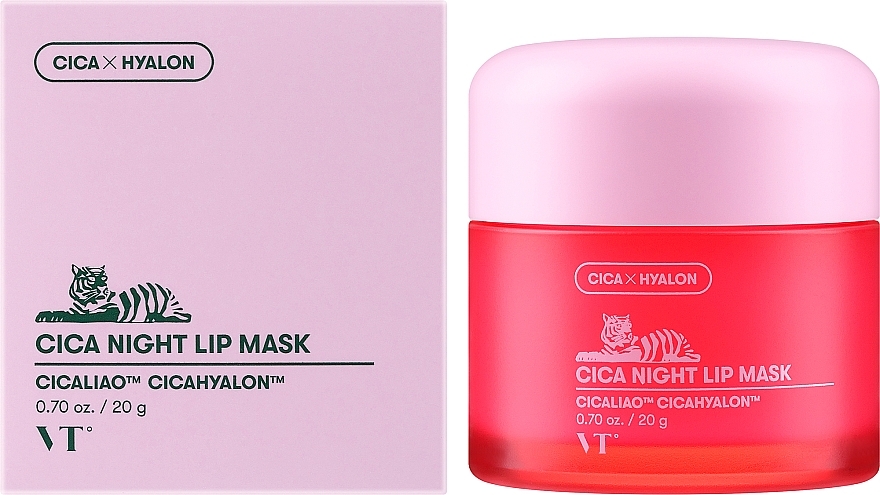 Maska do ust na noc - VT Cosmetics Cica Night Lip Mask — Zdjęcie N2