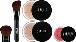 Kup Zestaw, 5 produktów - Sampure Minerals Picture Perfect Makeup Set Tan