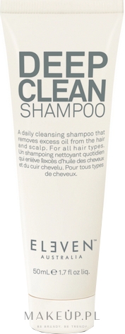 Głęboko oczyszczający szampon do włosów - Eleven Australia Deep Clean Shampoo  — Zdjęcie 50 ml