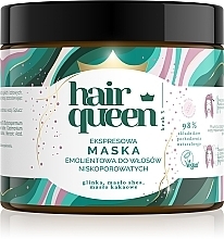Kup Ekspresowa maska emolientowa do włosów niskoporowatych - Hair Queen Mask