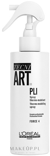 Termoaktywny spray do stylizacji włosów - L'Oreal Professionnel Tecni.Art PLI Thermo-Modelling Spray — Zdjęcie 190 ml