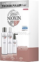 Kup Zestaw do pielęgnacji włosów farbowanych - Nioxin Hair System No. 3 (shm 150 ml + cond 150 ml + mask 50 ml)