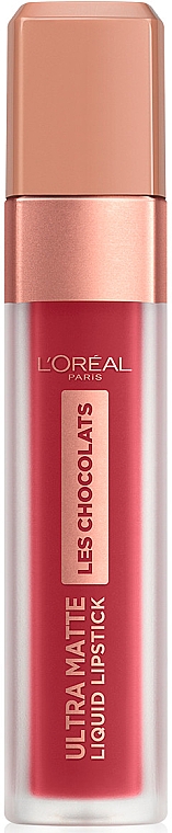 Ultramatowa pomadka w płynie do ust - L'Oreal Paris Les Chocolats Ultra Matte Liquid Lipstick — Zdjęcie N1