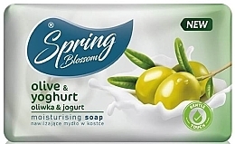 Nawilżające mydło w kostce Oliwka i jogurt - Spring Blossom Olive & Yoghurt Moisturizing Soap — Zdjęcie N1