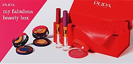 Kup Zestaw - Pupa My Fabulous Beauty Box (eyeshadow/2x2,5g + lipstick/2x4ml + blush/4g)