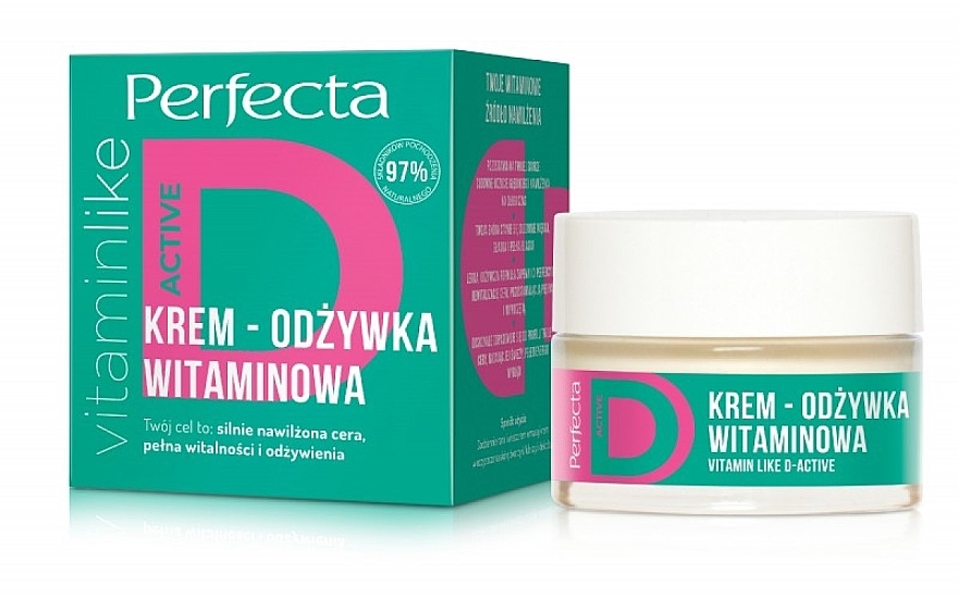 Krem do twarzy z witaminą D - Perfecta Vitamin Like Cream D-Active — Zdjęcie N1