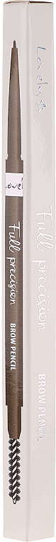 Precyzyjna kredka ze szczoteczką do makijażu brwi - Lovely Full Precision Brow Pencil — Zdjęcie N1