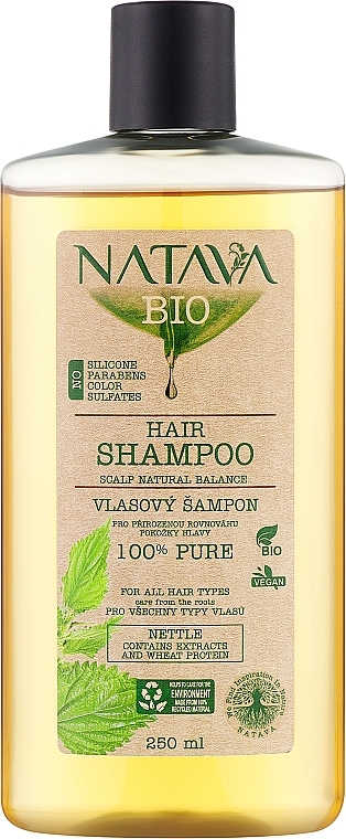 Szampon do włosów z pokrzywą - Natava — Zdjęcie N1