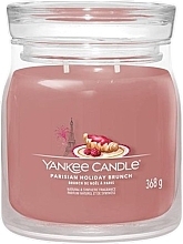 Świeca zapachowa w słoiku Parisian Holiday Brunch, 2 knoty - Yankee Candle Singnature  — Zdjęcie N1