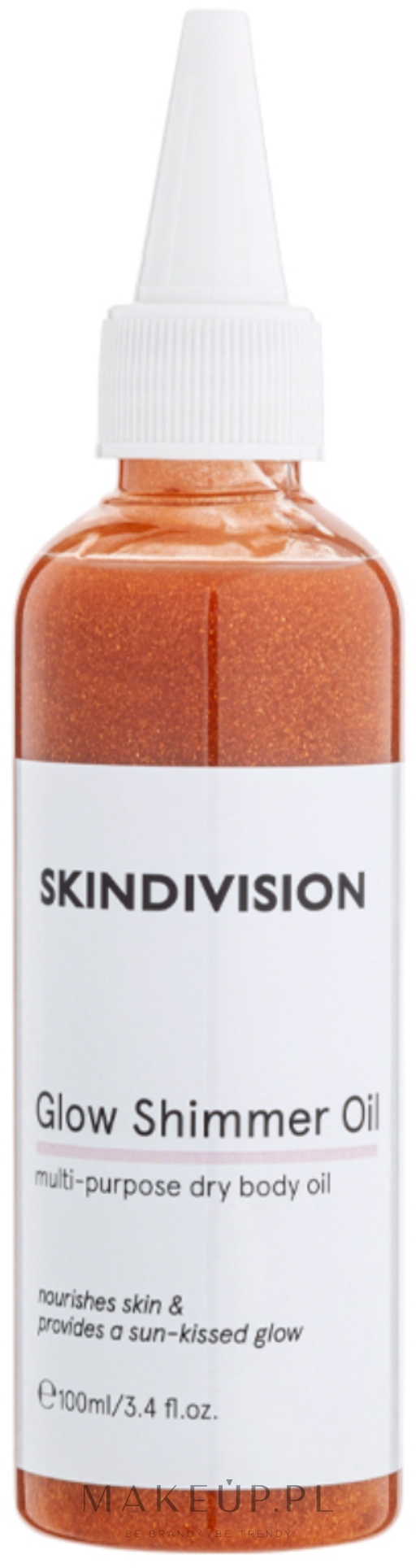 Rozświetlający olejek do ciała - SkinDivision Glow Shimmer Oil — Zdjęcie 100 ml