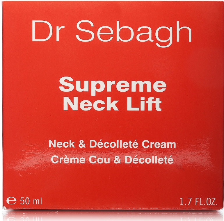 Liftingujący krem na szyję i dekolt - Dr Sebagh Supreme Neck Lift Cream — Zdjęcie N3