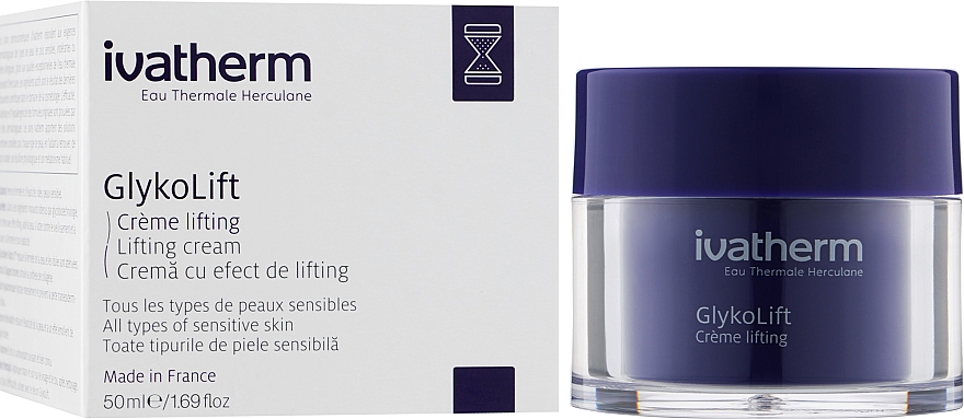 Liftingujący krem do twarzy - Ivatherm Glykolift Lifting Cream — Zdjęcie N2