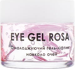 Kup Liftingujący żel do skóry wokół oczu Róża - Soap Stories Cosmetics Cosmetics Eye Gel