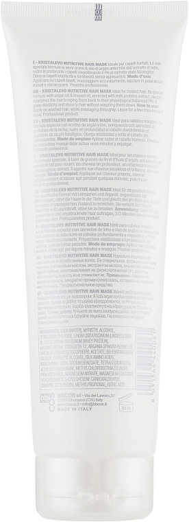 Odżywcza maska do włosów z ekstraktem z mleka - Bbcos Kristal Evo Nutritive Hair Mask — Zdjęcie N2