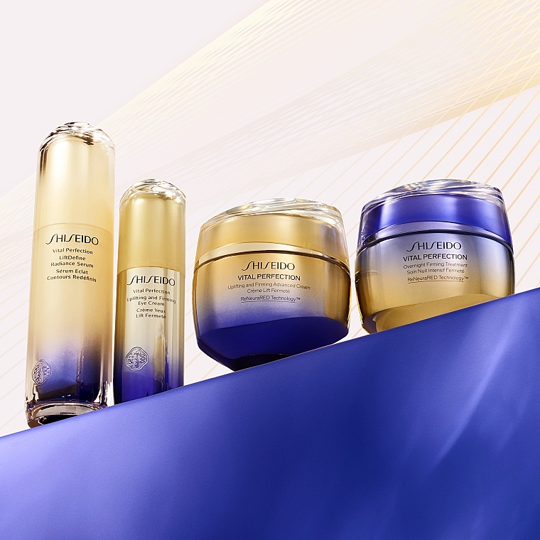 Liftingująco-ujędrniający krem ​​do twarzy - Shiseido Vital Perfection Uplifting And Firming Advanced Cream Enriched (wymienny wkład) — Zdjęcie N3