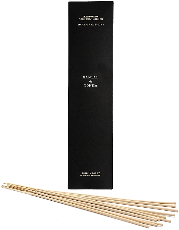 Patyczki zapachowe - Cereria Molla Incense Sticks Santal & Tonka — Zdjęcie N1