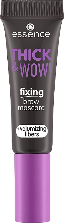 Koloryzujący tusz zagęszczający brwi - Essence Thick & Wow! Fixing Brow Mascara — Zdjęcie N1