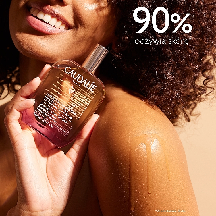 Olejek do ciała , włosów i dekoltu - Caudalie Smooth & Glow Oil Elixir  — Zdjęcie N7