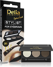 Zestaw do stylizacji brwi - Delia Cosmetics Eyebrow Expert Stylist Set — Zdjęcie N2