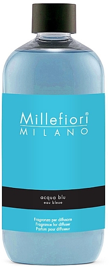 Wkład do dyfuzora zapachowego Acqua Blu - Millefiori Milano Natural Diffuser Refill — Zdjęcie N1
