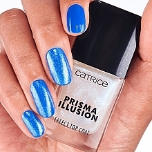 Top coat do paznokci z efektem pryzmatycznym - Catrice Prisma Illusion Effect Galactic Dust Top Coat — Zdjęcie N6