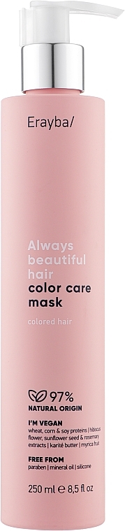 Maska do włosów farbowanych - Erayba ABH Color Care Mask — Zdjęcie N1