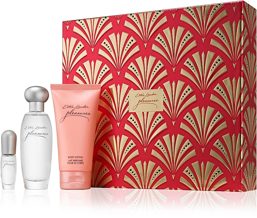 Estee Lauder Pleasures - Zestaw (edp/50ml + b/lot/75ml + edp/4ml) — Zdjęcie N1