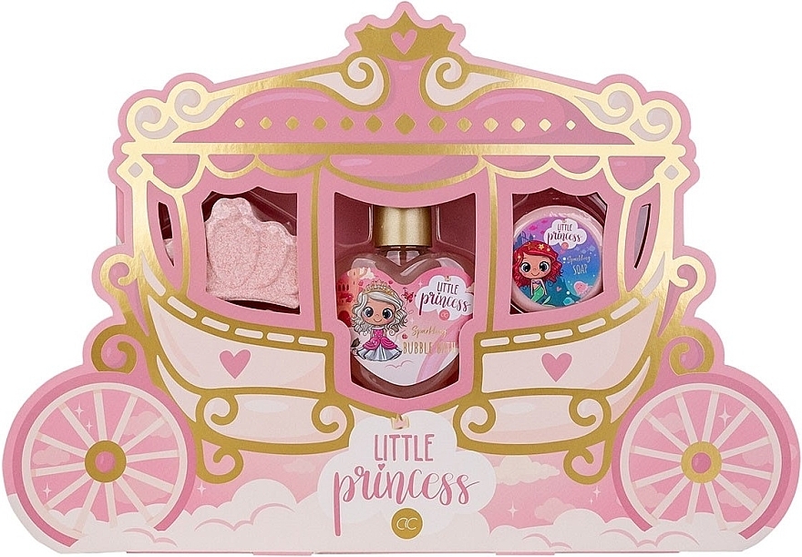 PRZECENA! Zestaw - Accentra Little Princess Bath Care Set (b/foam/80ml + b/fizz/50g + soap/20g) * — Zdjęcie N1