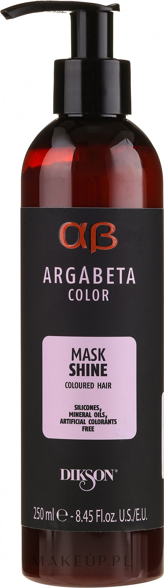Nabłyszczająca maska do włosów farbowanych - Dikson Argabeta Color Mask Shine — Zdjęcie 250 ml
