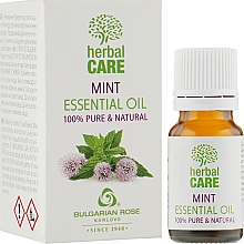 Olejek eteryczny, Mięta - Bulgarian Rose Herbal Care Mint Essential Oil — Zdjęcie N2