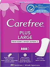 Kup Codzienne wkładki higieniczne, 48 szt. - Carefree Plus Large Fresh Scent
