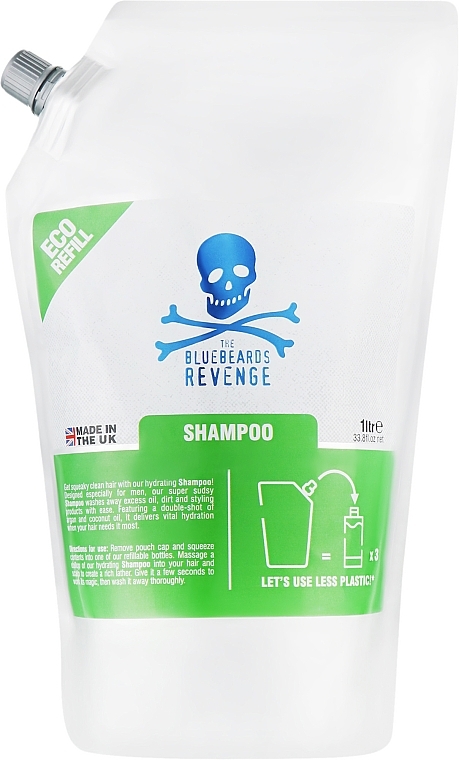 Szampon do włosów - The Bluebeards Revenge Classic Shampoo Refill Pouch — Zdjęcie N1